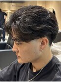 癖毛を活かした毛流れ×テーパーフェード！