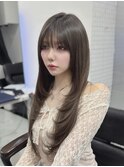 新生活はシールエクステ/レイヤーカット/春くすみカラー