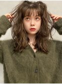 ロング20代30代40代大人可愛い前下がり表参道