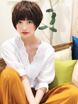 アニモフィオレンテ イオンタウン吉川美南店 +animo吉川美南+ココアブラウン☆小顔ハンサムショートウルフc
