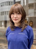 ニュートン(NEWTON)&nbsp;レイヤーカット　韓国　顔周り　カラー　前髪　レイヤー　立川