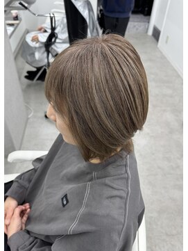 アッシュ 洋光台店(Ash) 【白髪ぼかしハイライト】白髪染めで暗かったのが明るく綺麗に