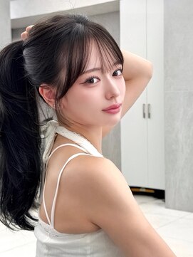 マウル トーキョー 銀座(MAEUL TOKYO) 丸顔 似合わせ前髪 ワンホンレイヤー 韓国 銀座
