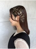 シンプルなのにかわいいタイトヘア♪