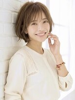 カナロアバイボニークチュール(KANALOAbyBONNY COUTURE)&nbsp;シースルーバング・神戸大人ヘア・４０代ヘアスタイル・神戸ボブ