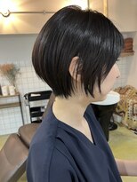 カネラ(canela) 【小顔効果☆】ヘアオイルだけでサロンスタイルに★ショートボブ