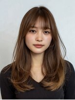 ユニカ オレ(UNIKA ore)&nbsp;ハッシュカットグレージュデザインカラーツートーンカラー北長瀬