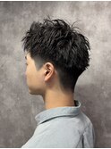 MEN’S HAIR/サーフカール/刈り上げセンターパート/本八幡