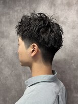 スピン 本八幡(SPIN)&nbsp;MEN’S HAIR/サーフカール/刈り上げセンターパート/本八幡
