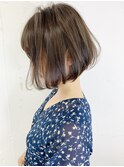 【 LIV OSAKA 】ショートボブ_アッシュカラー_ワンカール