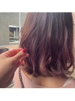 ディーヘアーデザイン(d.HAIR DESIGN)&nbsp;柔らかピンクブラウン