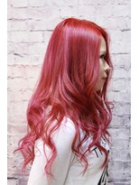 フオラヘアー 中板橋店(Fuola HAIR) ダブルカラーでピンクレッド