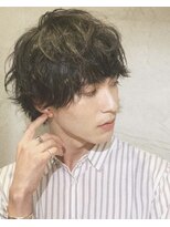 ベル 銀座並木通り店(Belle)&nbsp;Belleメンズ　マッシュウルフにパーマで動きを！〈銀座〉