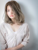 カバーヘア ブリス 大宮西口(COVER HAIR bliss) ホワイトグレージュ小顔カールくびれヘアs大宮10代20代30代