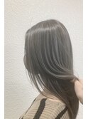 強めのコントラスト可愛い/グレージュカラーハイライト