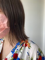 ボレロ ヘアーアンドライフサロン(volero hair life salon) ロブ 透け感グレージュ