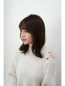 ヘアー リアン(hair LIEN) 外ハネセミディ