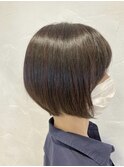 short bob #豊川#諏訪町#ブリーチ#髪質改善#白髪ぼかし