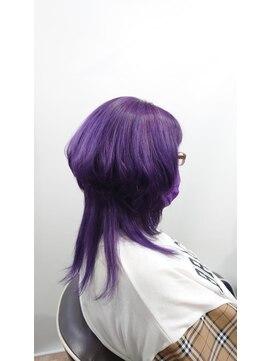 アフレッシュヘアー(afresh hair) ムラサキ好きの為のビビッドパープル