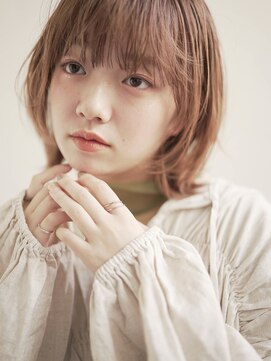 ジュール 池袋(Joule) ミディアムヘア/ショコラベージュ/ボブルフ/池袋