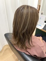 リシェールグリーン 越谷花田店(RICHAIR GREEN)&nbsp;ハイライト×ベージュカラー