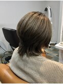 白髪ぼかし極細はいハイライト