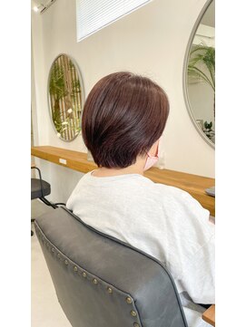 マイロ(mairo) ショートボブ×ピンクブラウン