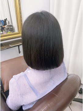 グランドライン(GRAND LINE) 《GRANDLINE友田千栄》ナチュラルな黒髪ボブスタイル