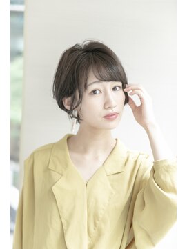 ルルディ バイ アフロディーテ銀座(luludi by APHRODITE) くびれヘア/アプリコットオレンジ/ハイライト/縮毛矯正/銀座