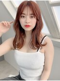 韓国風セミロングスタイル