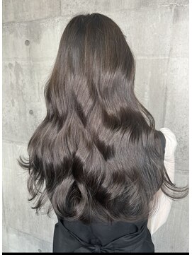 スターズ 柏(STARS) カーキグレージュ 美髪 ロング 艶カラー