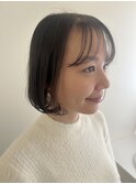 ふんわりナチュラルボブ
