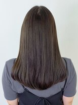 アイティーバイアルバム 藤沢店(IT by ALBUM)&nbsp;カーキベージュレイヤーロングエモージュ美髪_ba482971