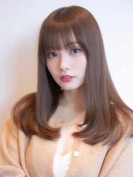 ユーフォリア 銀座(Euphoria) シアーカラー/セミディ/韓国ヘア/顔周り/透明感/くびれヘア/1