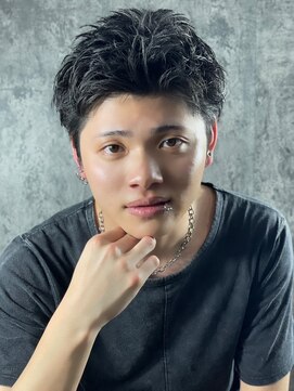 プレミアムバーバー 目黒店(PREMIUM BARBER produce by HIRO GINZA) ツーブロックスパイキーショート