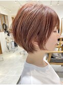●大人可愛い30代40代50代小顔マッシュショートボブウルフカット
