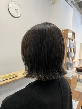 リンダ(LINDA) 切りっぱなしボブ/外ハネ/定番ヘア[札幌美容室LINDA]