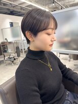 キートス(Kiitos) 【オススメ】ベリーショートシースルーマッシュ黒髪ショート