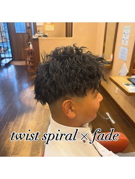 シェロヘア(cielo HAIR) ツイストスパイラル×フェード
