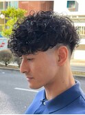 立川外国人風スペインカールラルフカール刈り上げメンズパーマ