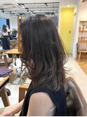 顔周りレイヤー似合わせカット/フェミニンロング/表参道
