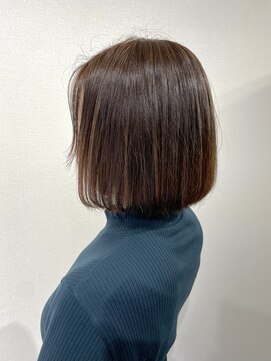 グルグル 新小岩店(GULGUL) 透け感がかわいいボブ