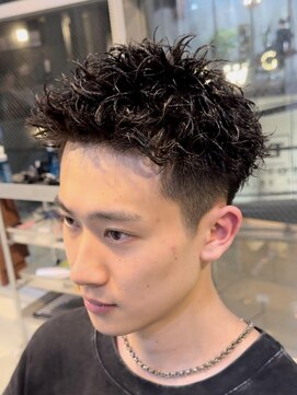 フィフス 仙台(fifth) 仙台ビジネスショートツイストスパイラルパーマフェード