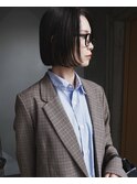 スリークボブ　大人っぽいボブ　時短ヘア　コンパクト