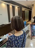 ナチュラル白髪ぼかしハイライト