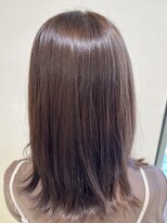 アズール 草加(azule)&nbsp;イルミナカラー　ブラウン　ツヤ髪スタイル