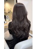 【ショコラグレージュ&レイヤーカット】《福岡暗髪カラー》