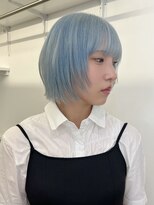 プロス(Pros) アイスブルー/ペールカラー/ウルフボブ