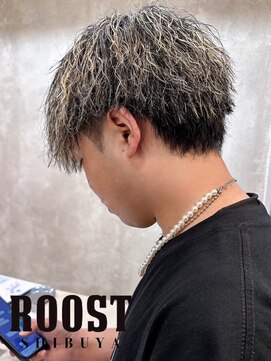 ルースト 渋谷店(ROOST) MEN’S HAIR/波巻ツイストスパイラル/フェザーパーマ/眉毛/渋谷