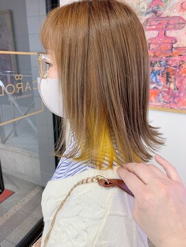 キャロル(CAROL) 外ハネボブ/インナーカラー